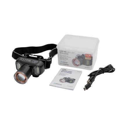 Ściemnialna ładowalna czołówka LED/3,4W/5V 1500 mAh
