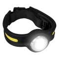 Ściemnialna, ładowalna czołówka LED z czerwonym światłem, 5V, IPX4, 550 lm, 600 mAh