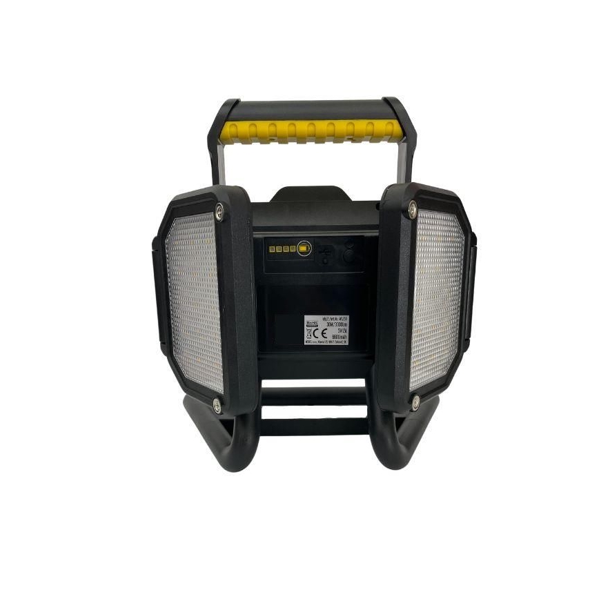 Ściemnialna lampa robocza LED/50W/5V 12000 mAh IP54