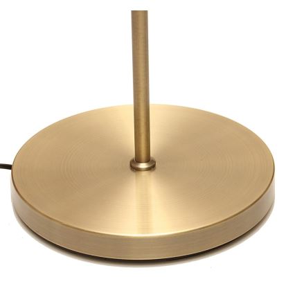 Ściemnialna lampa stojąca LED NORA LED/25W/230V 2200/3000/4000K + LED/5W 3000K złota + z pilotem