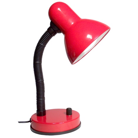 Ściemnialna lampa stołowa KADET -S 1xE27/40W czerwona