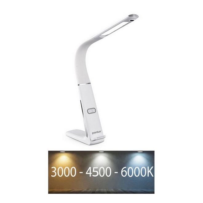 Ściemnialna lampa stołowa LED z ładowaniem bezprzewodowym i czujnikiem LORD EVO LED/8W/230V 3000K/4500K/6000K biała