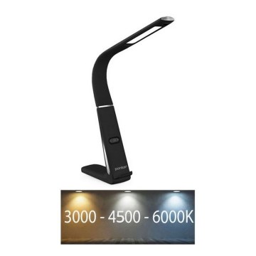 Ściemnialna lampa stołowa LED z ładowaniem bezprzewodowym i czujnikiem LORD EVO LED/8W/230V 3000K/4500K/6000K czarna
