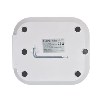 Ściemnialna lampa stołowa z lupą LED/7W/230V 6500K biała
