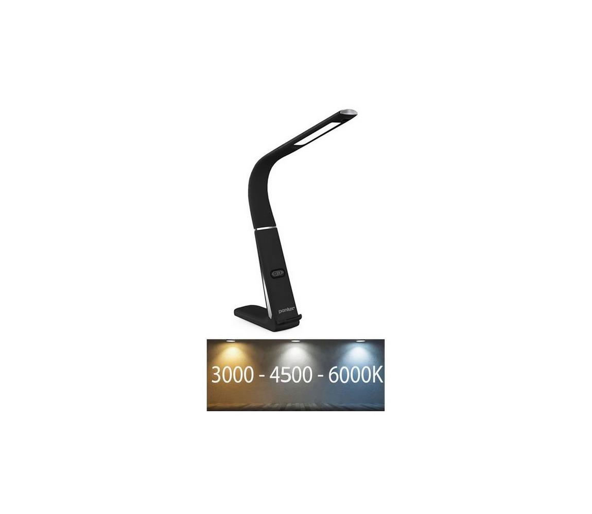 Ściemnialna lampa stołowa LED z ładowaniem bezprzewodowym LORD EVO LED/8W/230V czarna