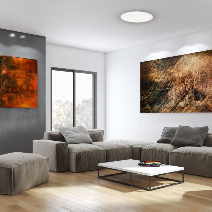 Ściemnialna oprawa sufitowa LED CRUZ/40W/230V 2000 lm + zdalne sterowanie