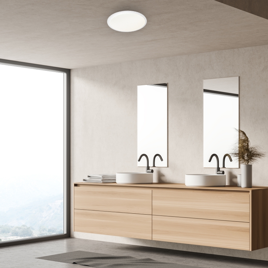 Ściemnialna oprawa sufitowa LED CRUZ/40W/230V 2000 lm + zdalne sterowanie