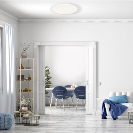 Ściemnialna oprawa sufitowa LED CRUZ/40W/230V 2000 lm + zdalne sterowanie