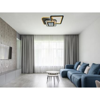 Ściemnialna lampa sufitowa LED/105W/230V 3000-6500K + pilot zdalnego sterowania