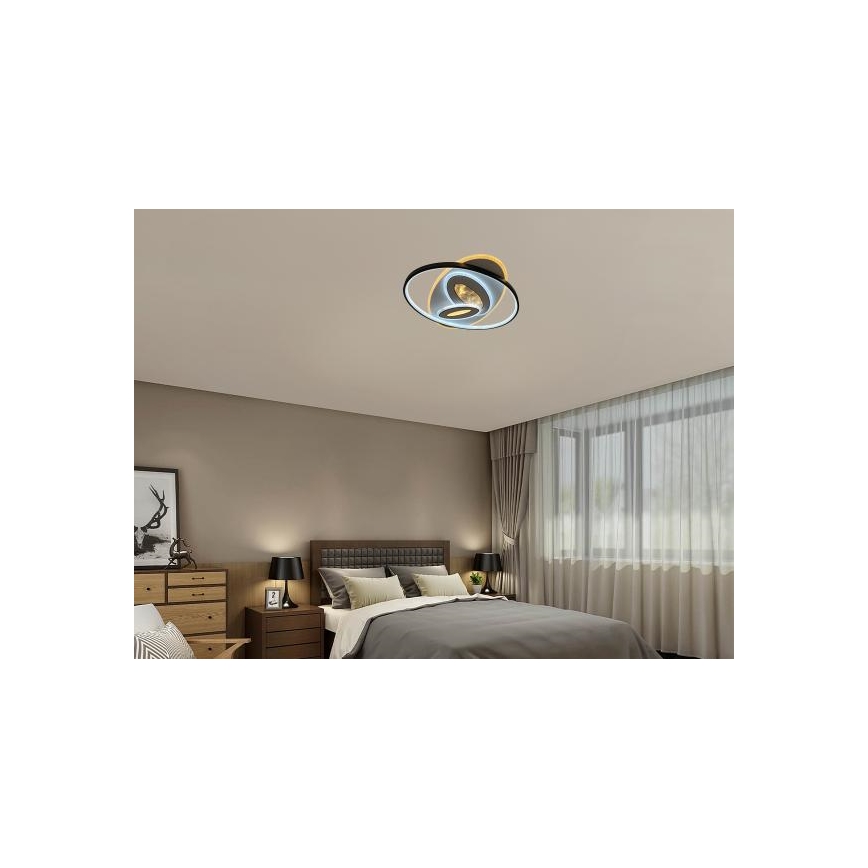 Ściemnialna lampa sufitowa LED/105W/230V 3000-6500K + zdalne sterowanie