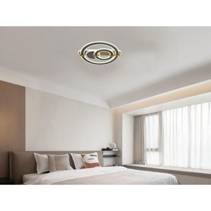 Ściemnialna lampa sufitowa LED/120W/230V 3000-6500K + zdalne sterowanie