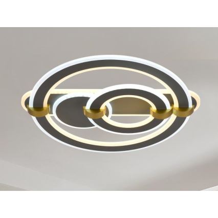 Ściemnialna lampa sufitowa LED/120W/230V 3000-6500K + zdalne sterowanie