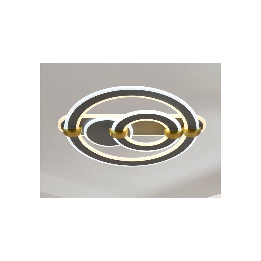 Ściemnialna lampa sufitowa LED/120W/230V 3000-6500K + zdalne sterowanie