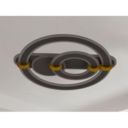 Ściemnialna lampa sufitowa LED/120W/230V 3000-6500K + zdalne sterowanie