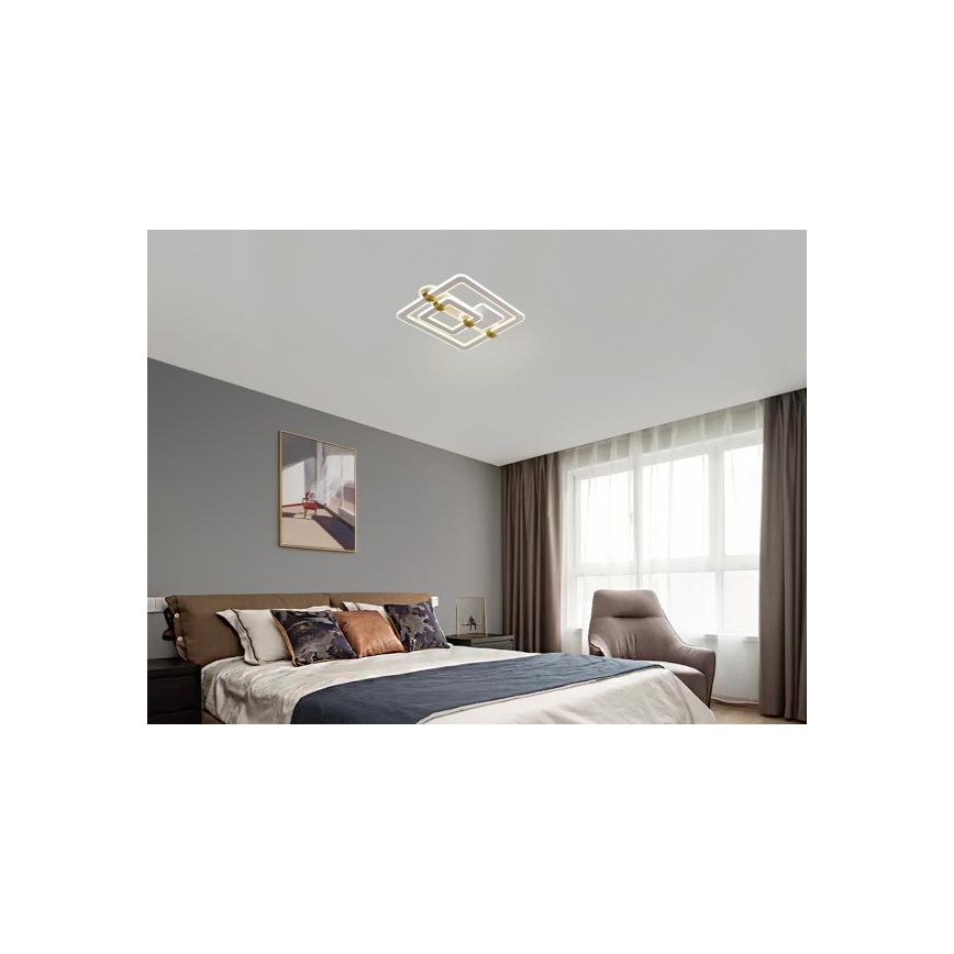 Ściemnialna lampa sufitowa LED 140W/230V 3000-6500K + pilot zdalnego sterowania