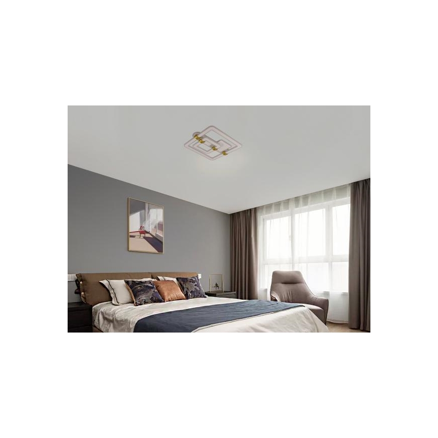 Ściemnialna lampa sufitowa LED 140W/230V 3000-6500K + pilot zdalnego sterowania