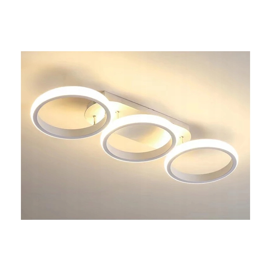 Ściemnialna oprawa sufitowa LED/30W/230V 3000-6500K biała Wi-Fi Tuya + pilot zdalnego sterowania