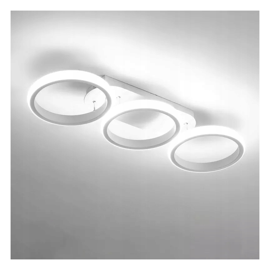 Ściemnialna oprawa sufitowa LED/30W/230V 3000-6500K biała Wi-Fi Tuya + pilot zdalnego sterowania