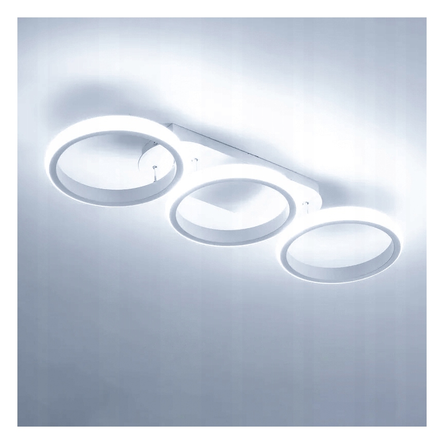 Ściemnialna oprawa sufitowa LED/30W/230V 3000-6500K biała Wi-Fi Tuya + pilot zdalnego sterowania