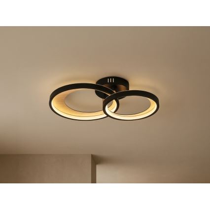 Ściemnialna lampa sufitowa LED/35W/230V 3000-6500K + pilot zdalnego sterowania