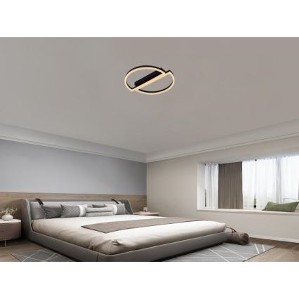 Ściemnialna lampa sufitowa LED/55W/230V 3000-6500K + pilot zdalnego sterowania