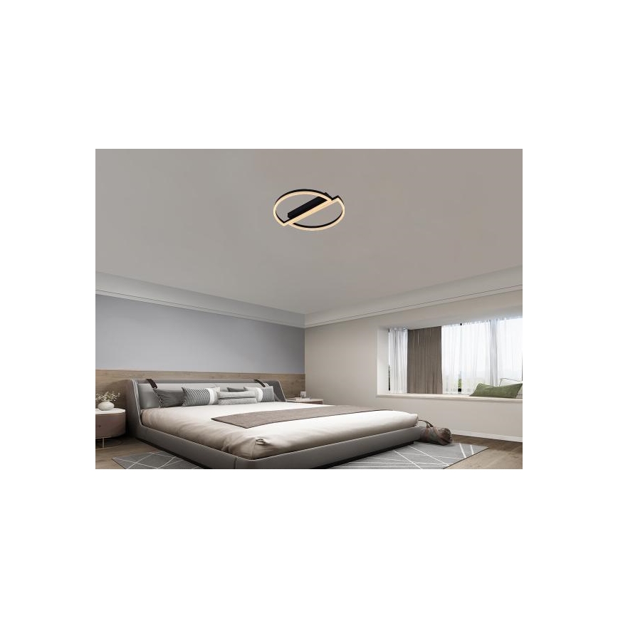 Ściemnialna lampa sufitowa LED/55W/230V 3000-6500K + pilot zdalnego sterowania