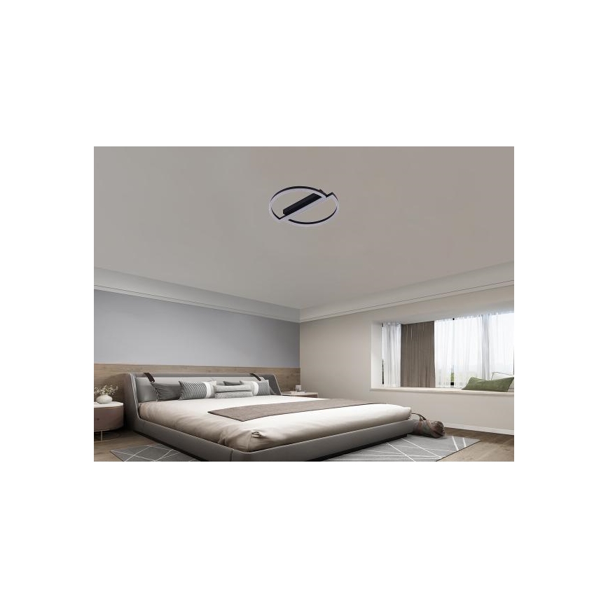 Ściemnialna lampa sufitowa LED/55W/230V 3000-6500K + pilot zdalnego sterowania