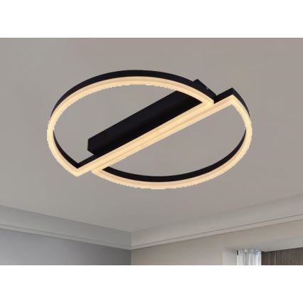 Ściemnialna lampa sufitowa LED/55W/230V 3000-6500K + pilot zdalnego sterowania