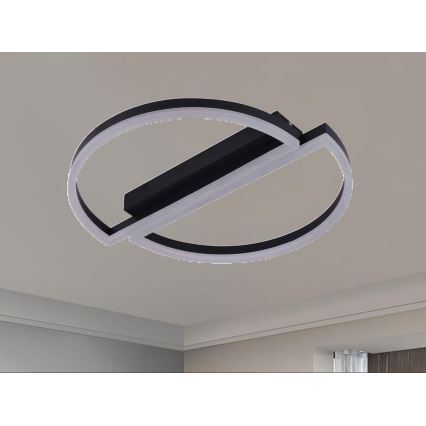 Ściemnialna lampa sufitowa LED/55W/230V 3000-6500K + pilot zdalnego sterowania