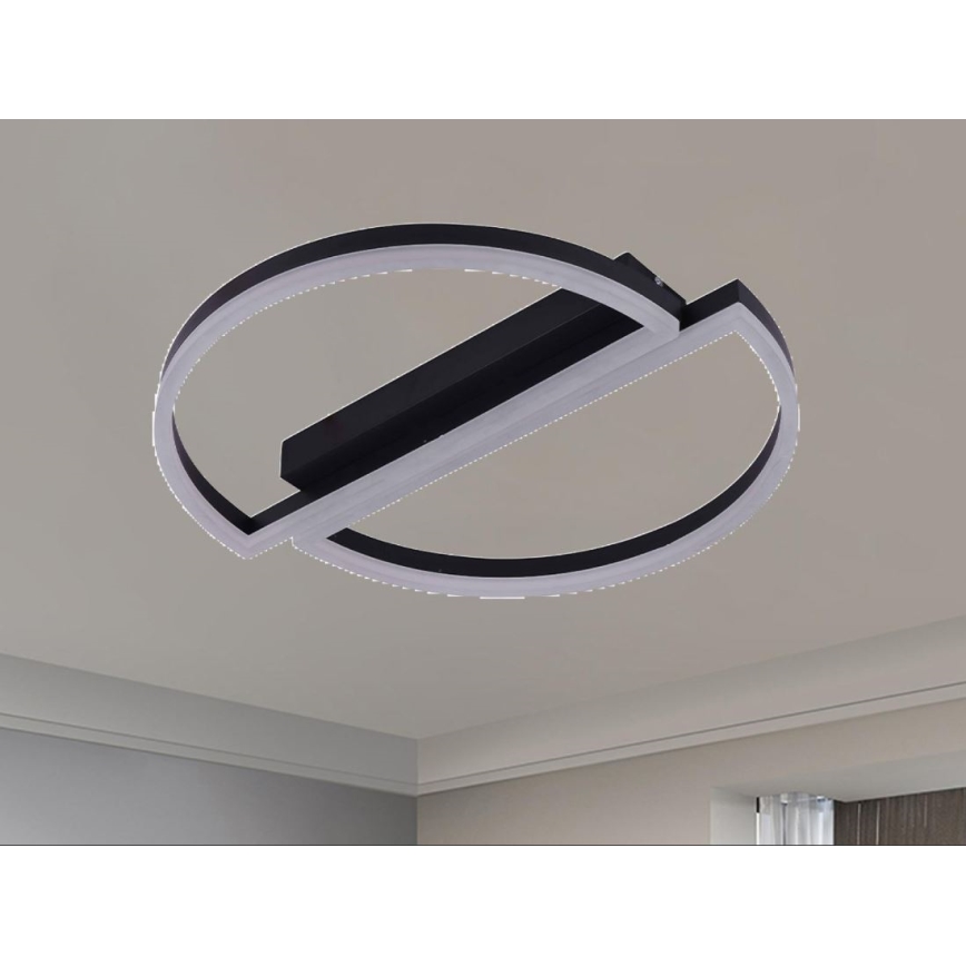 Ściemnialna lampa sufitowa LED/55W/230V 3000-6500K + pilot zdalnego sterowania