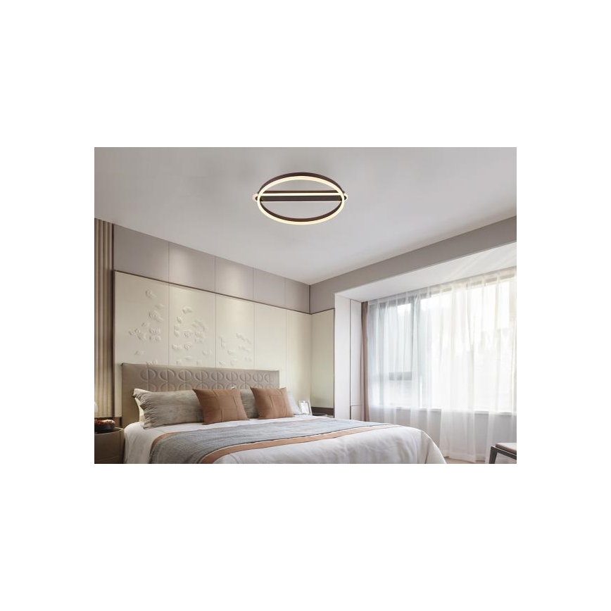Ściemnialna lampa sufitowa LED 60W/230V 3000-6500K + pilot zdalnego sterowania