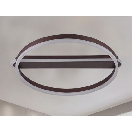 Ściemnialna lampa sufitowa LED 60W/230V 3000-6500K + pilot zdalnego sterowania