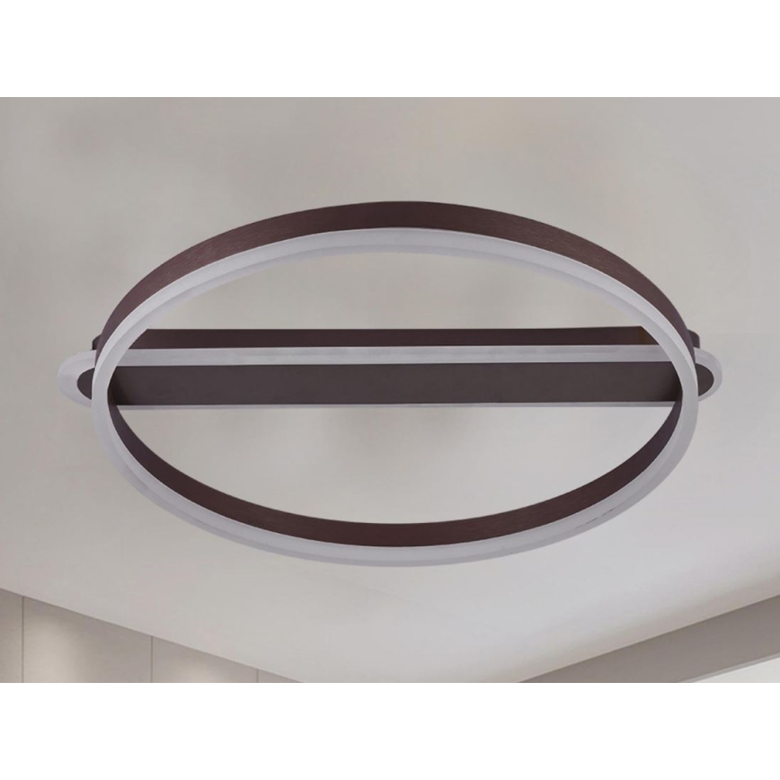 Ściemnialna lampa sufitowa LED 60W/230V 3000-6500K + pilot zdalnego sterowania