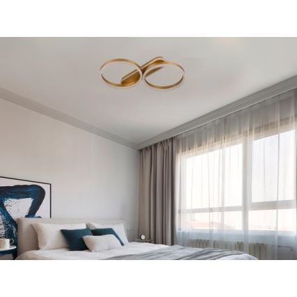 Ściemnialna lampa sufitowa LED/60W/230V 3000-6500K + pilot zdalnego sterowania