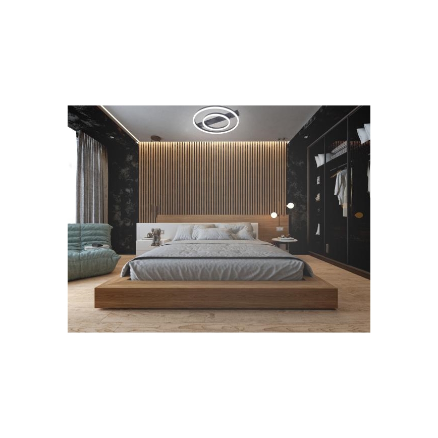 Ściemnialna lampa sufitowa LED/60W/230V 3000-6500K + zdalne sterowanie