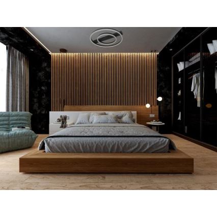 Ściemnialna lampa sufitowa LED/60W/230V 3000-6500K + zdalne sterowanie
