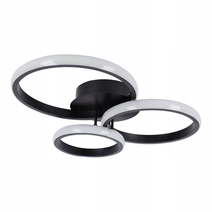 LED ściemnialna lampa sufitowa LED/70W/230V 3000-6500K czarna + pilot zdalnego sterowania