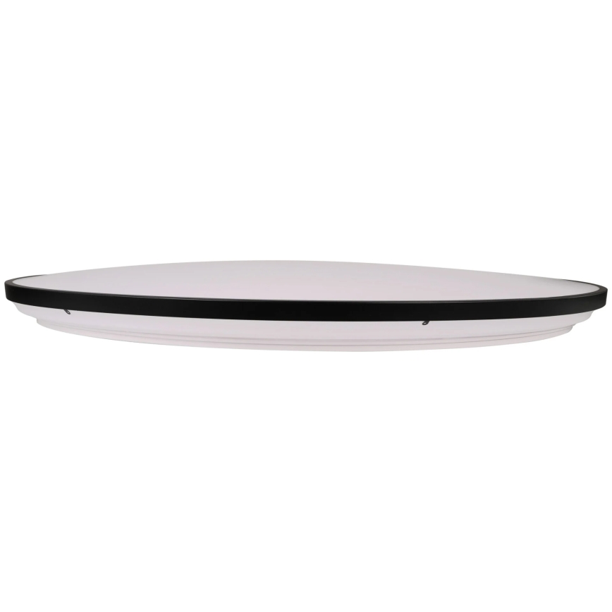 Lampa sufitowa LED z regulacją jasności KERN LED/100W/230V 3000/4000/6000K śr. 100 cm czarna + pilot zdalnego sterowania