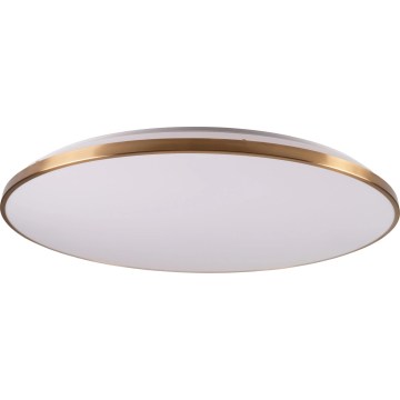Ściemnialna lampa sufitowa LED KERN LED/80W/230V 3000/4000/6000K śr. 80 cm złota + pilot zdalnego sterowania