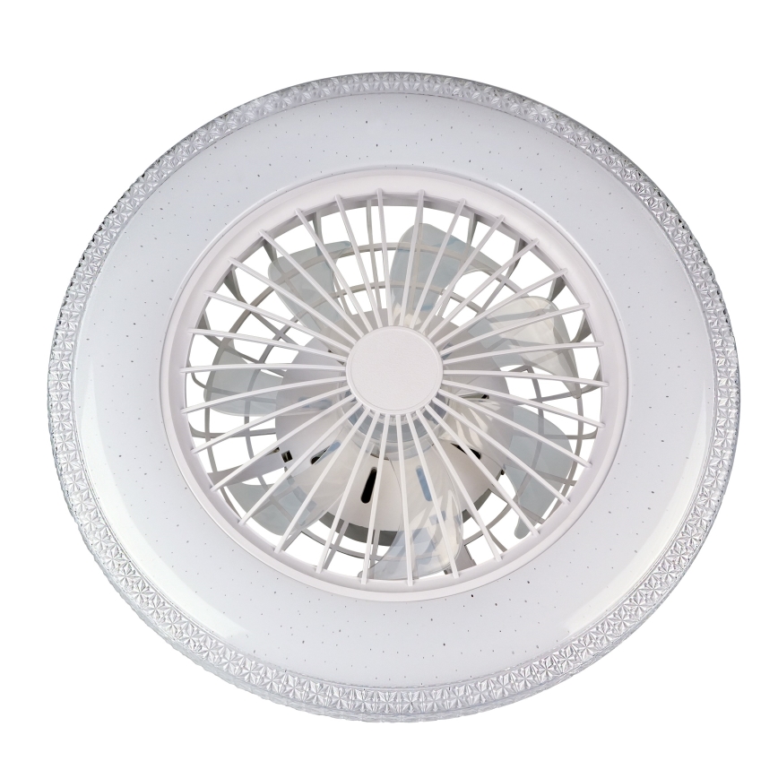 LED Ściemnialna oprawa sufitowa z wentylatorem EGYPT LED/48W/230V 3000-6500K biała + zdalne sterowanie