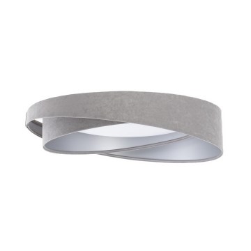 Ściemnialna lampa sufitowa SMART GALAXY MODERN LED/24W/230V 3000-6500K śr. 55 cm szary/srebrny + pilot zdalnego sterowania