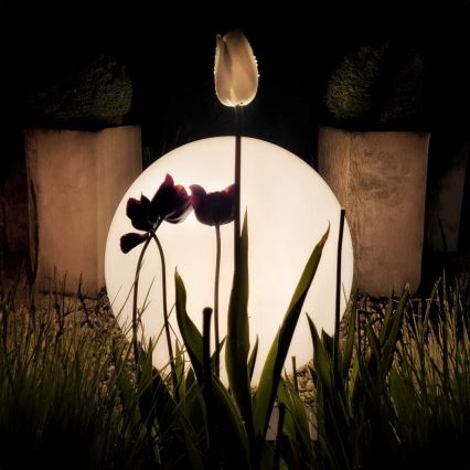 LED RGBW ściemnialna lampa zewnętrzna GLOBO 1xE27/9W/230V 2700-6500K Ø 30 cm IP44 Wi-Fi