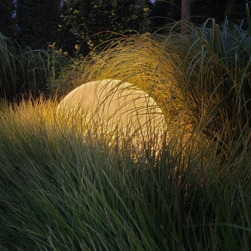 LED RGBW ściemnialna lampa zewnętrzna GLOBO 1xE27/9W/230V 2700-6500K Ø 30 cm IP44 Wi-Fi