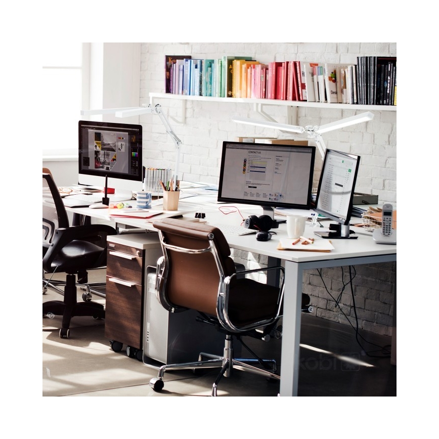 Ściemnialna lampka biurkowa LED TENUIX DUO LED/15W/230V 3000-6000K biała