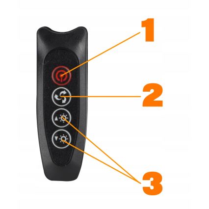 LED dotykowo ściemnialna giętka lampka biurkowa z klipsem LED/10W/5/230V 3000/4000/6000K czarna