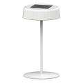 Ściemnialna lampka stołowa LED ładowana energią słoneczną VIVIEN LED/3W/5V 2700K 1600 mAh IP54 biała