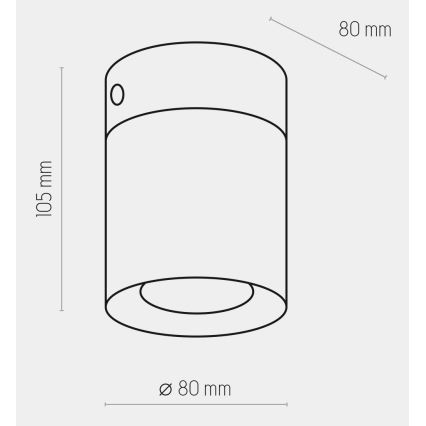 Ściemnialna oprawa punktowa LED RGBW VICO WHITE 1xGU10/6,5W/230V 2700-6500K