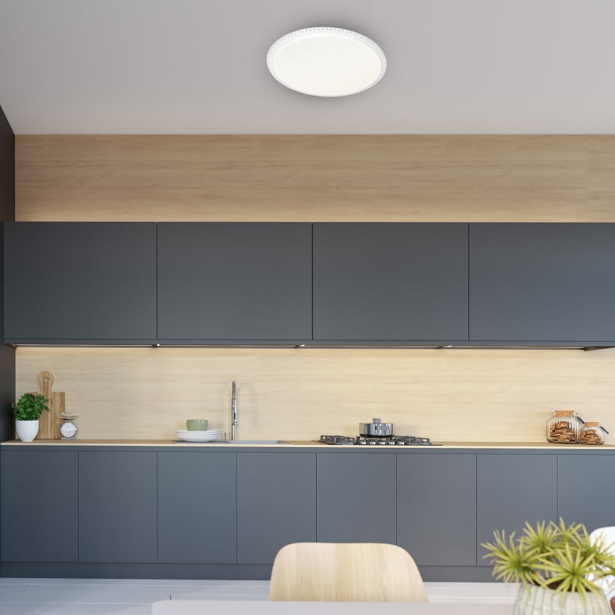 Ściemnialna oprawa sufitowa CRUZ z pilotem LED/66W/230V 3300lm