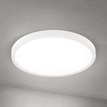 Ściemnialna oprawa sufitowa DISC LED/30W/230V 2700/3000/4000K śr. 40 cm biała