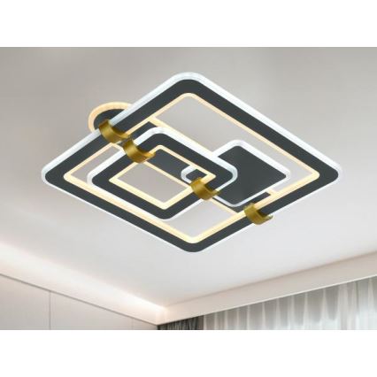 Ściemnialna oprawa sufitowa LED/140W/230V 3000-6500K + pilot zdalnego sterowania